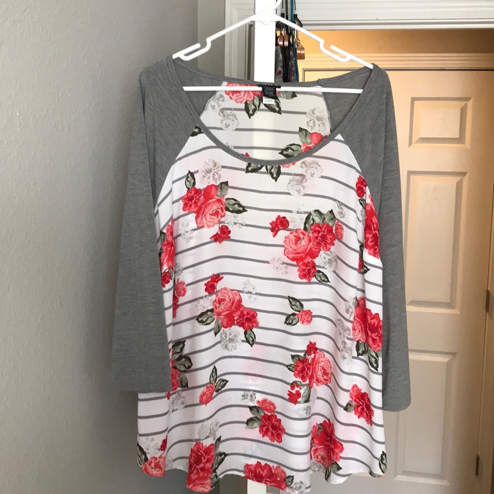 Baseball style shirt